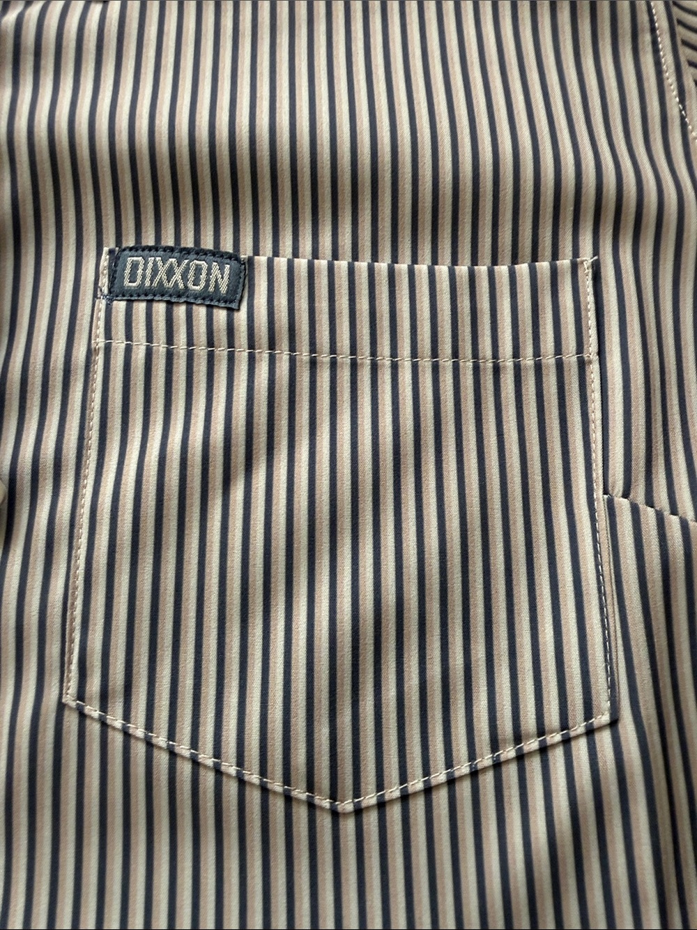 Women’s DIXXON “The Benny” Short-Sleeve Striped Button-Down Shirt - NWT! - Picture 2 of 3